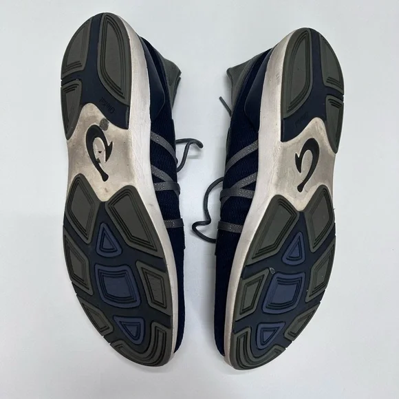 OluKai Men's Navy and Gray Sneakers - Picture 6 of 7